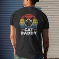 Mens Siamese Cat Daddy Cat Dad Lover Mens Back Print T-shirt Gifts for Him