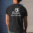 Mens Soccer Great Grandpa Cute Player Fan Mens Back Print T-shirt Gifts for Him
