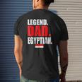 Mens Storecastle Legend Dad Egyptian Egypt Flag Gifsthirt Mens Back Print T-shirt Gifts for Him