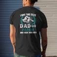Mens I Have Two Titles Dad And Papaw And I Rock Them Both Mens Back Print T-shirt Gifts for Him