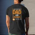 Mens I Have Two Titles Dad And Pepere Pepere Father's Day Mens Back Print T-shirt Gifts for Him