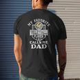 Mens Volleyball Dad For Volleyball Lovers Cool Graphic Mens Back Print T-shirt Gifts for Him