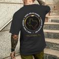 Midlothian Texas Total Solareclipse 2024 Men's T-shirt Back Print Gifts for Him