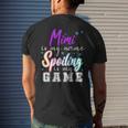 Mimi Is My Name Spoiling Is My Game Family Men's T-shirt Back Print Gifts for Him