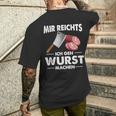 Mir Reichs Ich Geh Wurst Machen Butcher T-Shirt mit Rückendruck Geschenke für Ihn