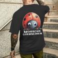 Modschegiebchen Saxon Ladybird T-Shirt mit Rückendruck Geschenke für Ihn