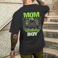 Mom Of The Birthday Boy Matching Video Gamer Birthday Party Men's T-shirt Back Print Gifts for Him