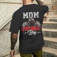 Mom Of The Birthday Boy Race Car Racing Car Driver Men's T-shirt Back Print Gifts for Him
