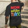 Mom And Dad Birthday Boy Gorilla Game Family Matching Men's T-shirt Back Print Gifts for Him