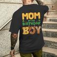Mom And Dad Birthday Boy Lion Family Matching Men's T-shirt Back Print Gifts for Him