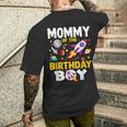 Mommy Of The Birthday Boy Space Bday Party Celebration Men's T-shirt Back Print Gifts for Him