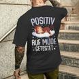 Monkey Positiv Auf Müde Getestet Monkey Black S T-Shirt mit Rückendruck Geschenke für Ihn