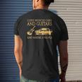 I Like Muscle Cars And Guitars And Maybe 3 People Mens Back Print T-shirt Gifts for Him