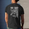 Mx Dad Coach Sponsor Mechanic Driver Pit Crew Medic Ridding Buddy Mens Back Print T-shirt Gifts for Him