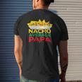 Nacho Average Papa Mexican Food Lover Father's Day Mens Back Print T-shirt Gifts for Him