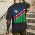 Namibian Flag Namibia Vintage Namibia T-Shirt mit Rückendruck Geschenke für Ihn