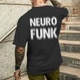 Neurofunk Dnb Drum And Bass Music Edm T-Shirt mit Rückendruck Geschenke für Ihn