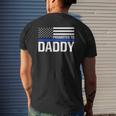 New First Time Dad To Be Daddy Police Law Enforcement Mens Back Print T-shirt Gifts for Him