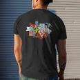 New Orleans Street Jazz Mens Back Print T-shirt Gifts for Him