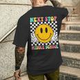 Next Stop Middle School Elementary School Graduation 2024 Men's T-shirt Back Print Gifts for Him