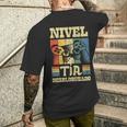 Nivel Tía Desbloqueado Futura Tía Anuncio Embarazadas Camiseta Hombre Estampado Espalda Regalos para él