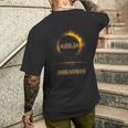 North America Solar Eclipse 40824 Arkansas Souvenir Men's T-shirt Back Print Gifts for Him