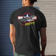 North American P-51 Mustang Men's T-shirt Back Print Funny Gifts