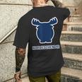 Norweschendir Norway Animal Moose On Saxon T-Shirt mit Rückendruck Geschenke für Ihn