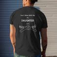 Do Not Mess With Me My Daughter Is A Black Belt Karate Mens Back Print T-shirt Gifts for Him