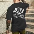 Number One Cooking Dad For Fathers Day Cooking Daddy Men's T-shirt Back Print Gifts for Him