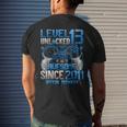 Official Nager Level 13 Unlocked 13Th Birthday Gaming Men's T-shirt Back Print Gifts for Him