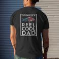 Ofishally A Reel Cool Dad Father's Day Fishing Pun Mens Back Print T-shirt Gifts for Him