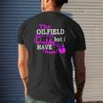 The Oilfield Has My Daddy But I Have His Heart Mens Back Print T-shirt Gifts for Him