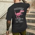 Omasaurus Lustiges Oma Muttertag T-Shirt mit Rückendruck Geschenke für Ihn