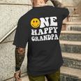 One Happy Dude 1St Birthday One Cool Grandpa Family Matching Men's T-shirt Back Print Gifts for Him