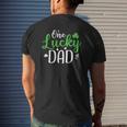 One Lucky Dad St Patrick's Day Daddy Mens Back Print T-shirt Gifts for Him