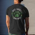 One Lucky Dog Dad Dog Dad Tee St Patricks Day Mens Back Print T-shirt Gifts for Him
