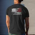 Opa The Man Myth Legend American Usa Flag Father’S Day Mens Back Print T-shirt Gifts for Him