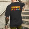 Pac-Man T-Shirt mit Rückendruck Geschenke für Ihn