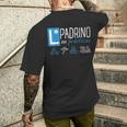 Padrino En Prácticas Anuncio Divertido Del Futuro Padrino Camiseta Hombre Estampado Espalda Regalos para él