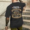 Papa Beste Geschenk Hast Uns Füratertag Und Geburtstag T-Shirt mit Rückendruck Geschenke für Ihn