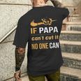 If Papa Can't Cut It Noe Can Men's T-shirt Back Print Gifts for Him