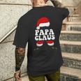 Papa Claus Weihnachtsmann Weihnachten T-Shirt mit Rückendruck Geschenke für Ihn