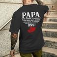 Papa Du Hast Unsater & Tocher Son Partner Look T-Shirt mit Rückendruck Geschenke für Ihn