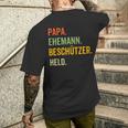 Papa Geschenkatertag Geschenke Geburtstagintageater T-Shirt mit Rückendruck Geschenke für Ihn