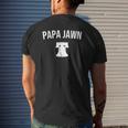 Papa Jawn Philadelphia For Men Philly Pride Dad Father Mens Back Print T-shirt Gifts for Him