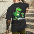 Papa Papasaurusatertagatertagsgeschenk Dino Papa T-Shirt mit Rückendruck Geschenke für Ihn