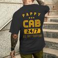 Papá Taxi Taxista Papá Conductor De Taxi Divertido Camiseta Hombre Estampado Espalda Regalos para él