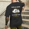 Papa Und Sohn Ein Bund Für Leben Father Son Father's Day S T-Shirt mit Rückendruck Geschenke für Ihn