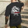PapasaurusRex Papa Saurus Dinosaur Grandpa Dino Camiseta Hombre Estampado Espalda Regalos para él